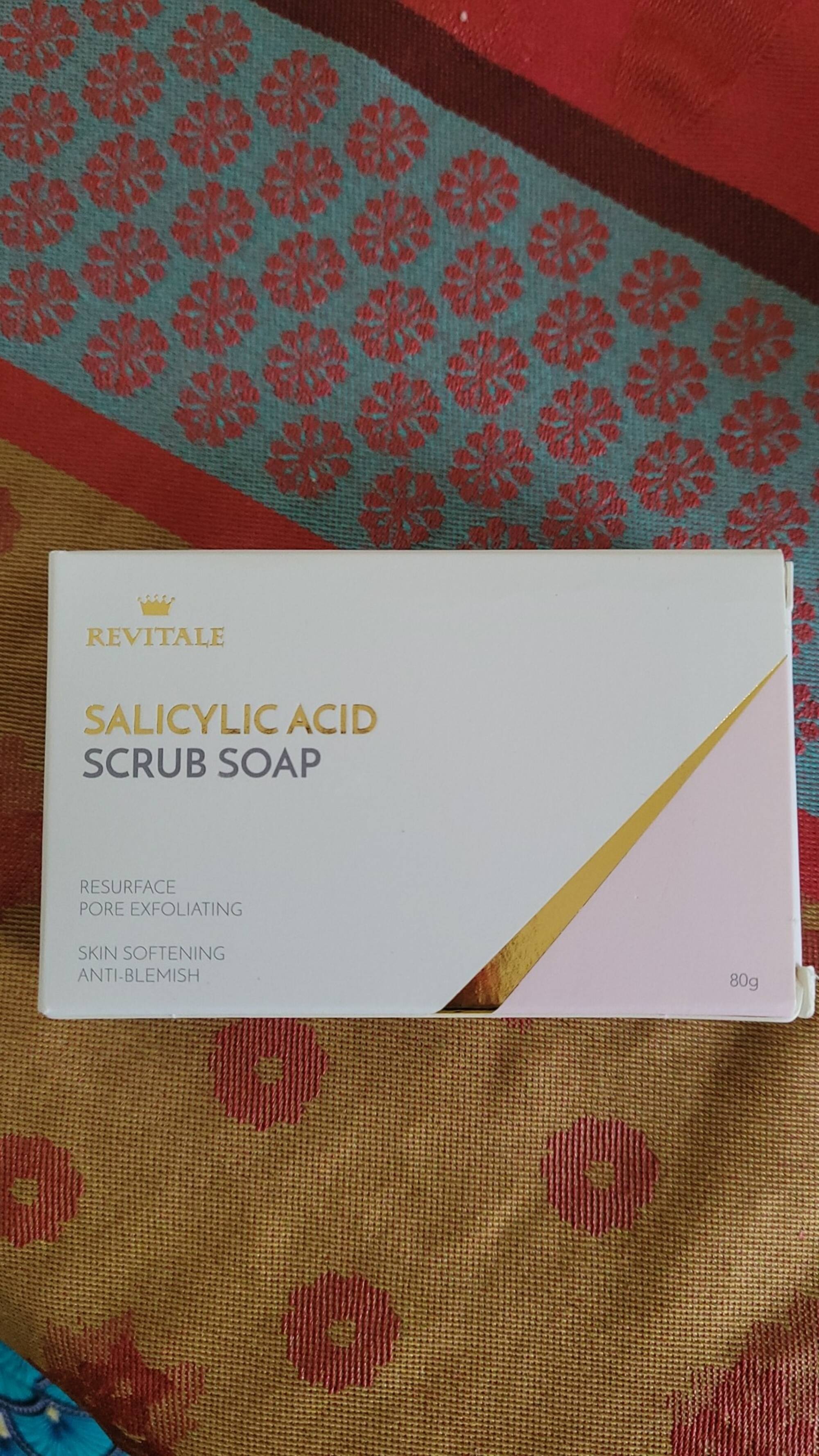REVITALE - Salicylic acid - Scrub soap