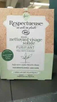RESPECTUEUSE - Mon nettoyant visage solide
