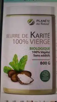 PLANÈTE AU NATUREL - Beurre de karité 100% vierge