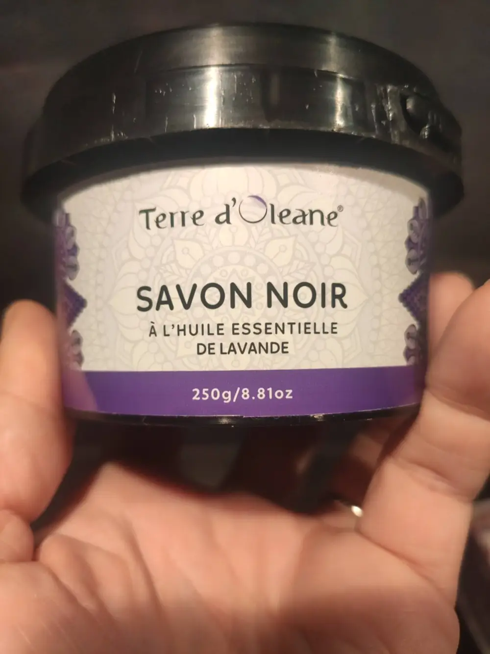 TERRE D'OLEANE - Savon noir à l'huile essentielle de lavande