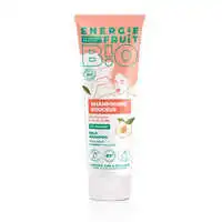 ENERGIE FRUIT - SHAMPOING DOUCEUR CERTIFIE BIO PAR ECOCERT - PECHE BLANCHE & EAU DE RIZ - CHEVEUX FINS & DELICATS