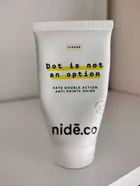 NIDÉ.CO - Visage - Pâte double action anti points noirs