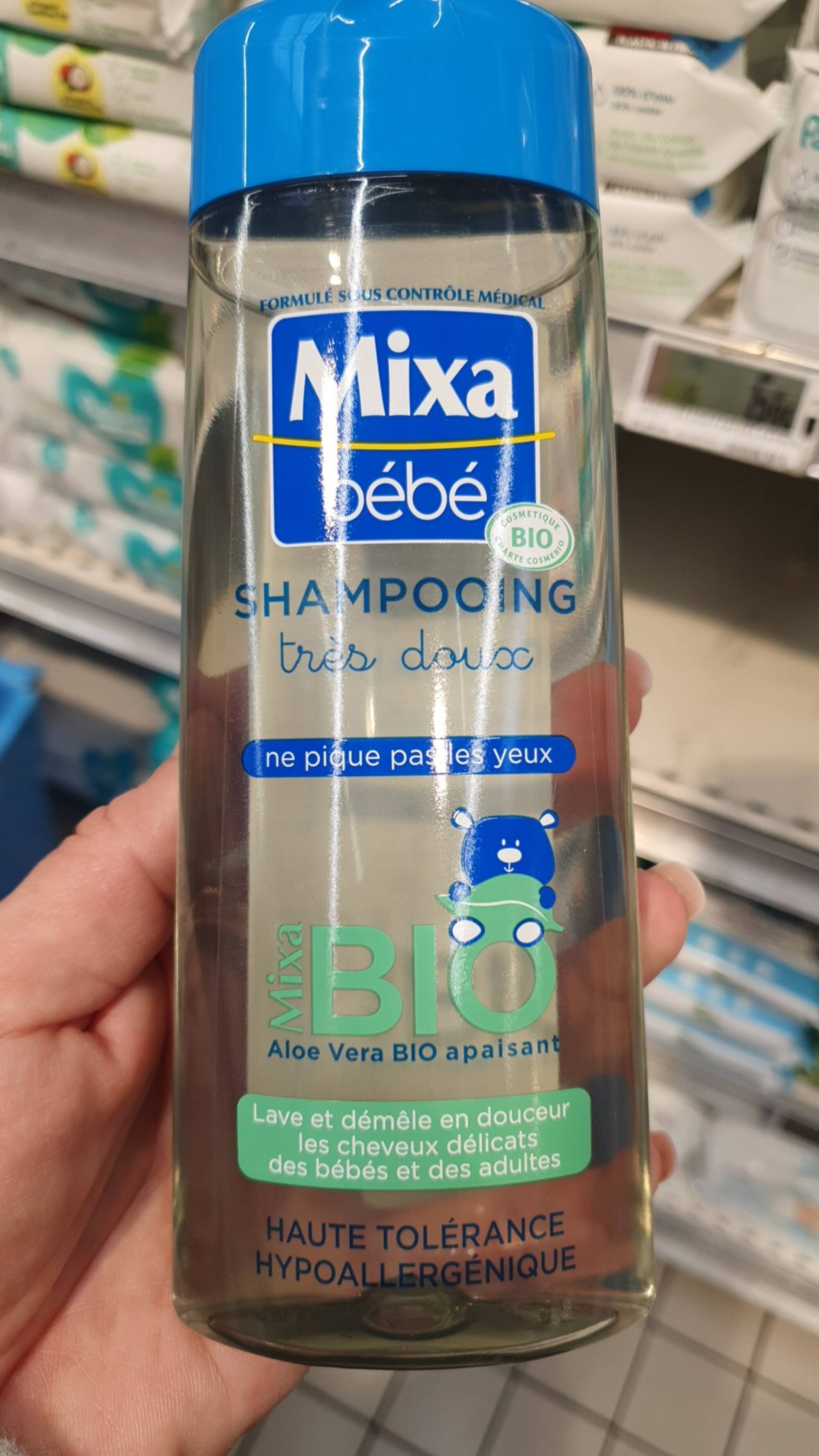 Analyse de Mixa Bébé Shampooing très doux hypoallergénique - Mixa