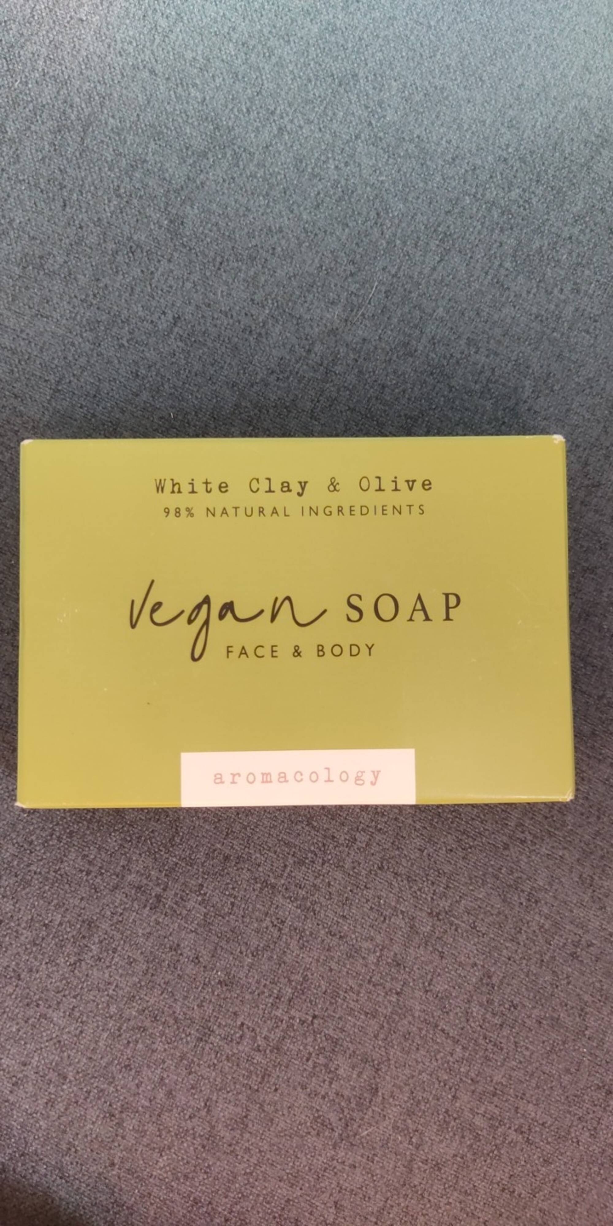 AROMACOLOGY - White clay & olive - Vegan soap