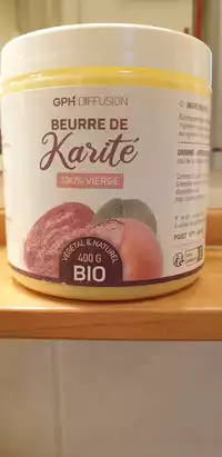 GPH DIFFUSION - Beurre de karité 100 % vierge bio