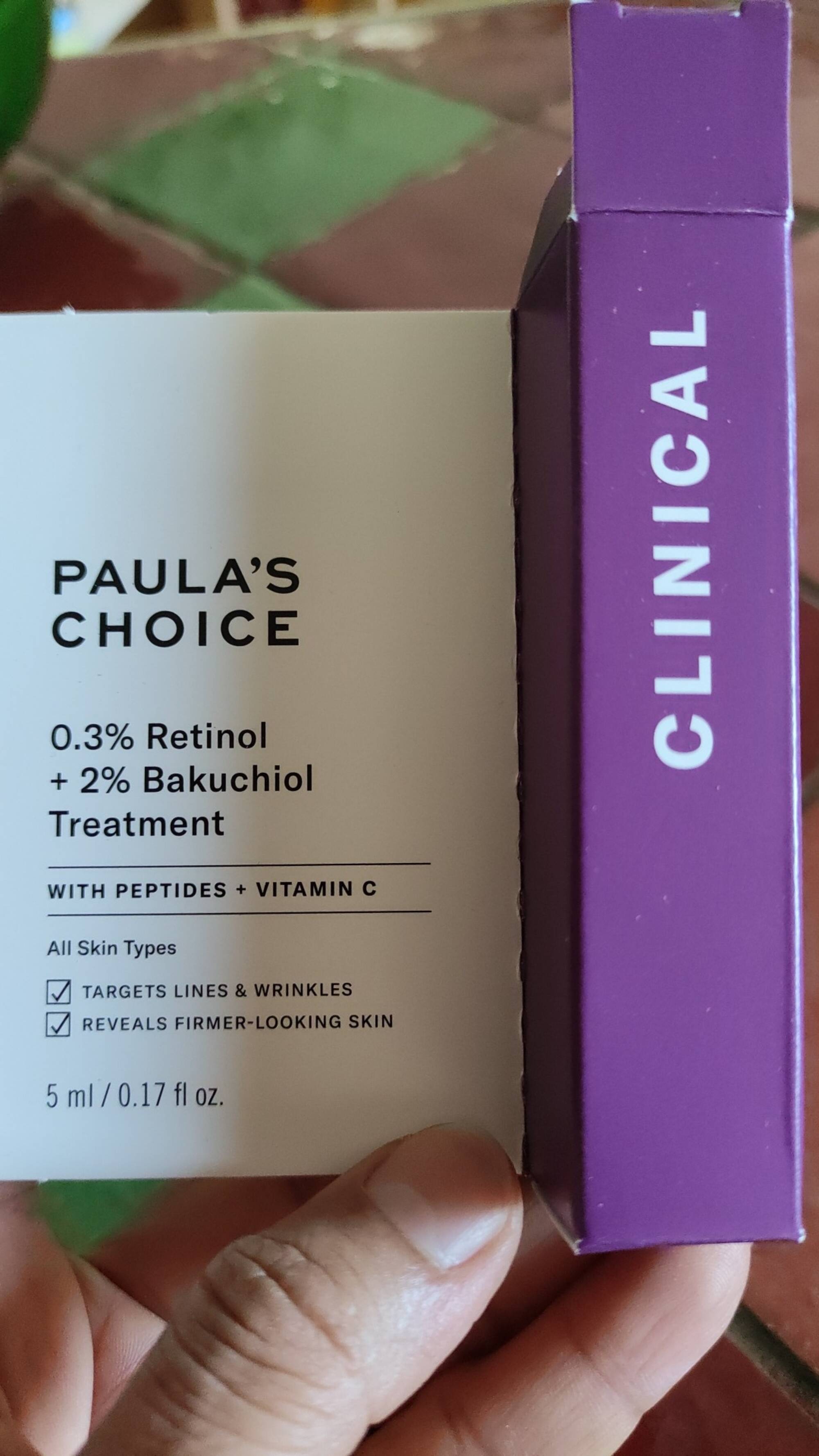 PAULA'S CHOICE - Clinical treatment 0.3 % retinol + 2% bakuchiol