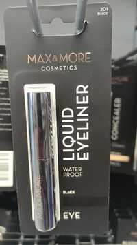 MAX & MORE - Liquid eyeliner 201 Black