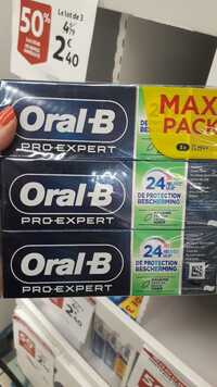 ORAL-B - Dentifrice pro-expert haleine fraiche