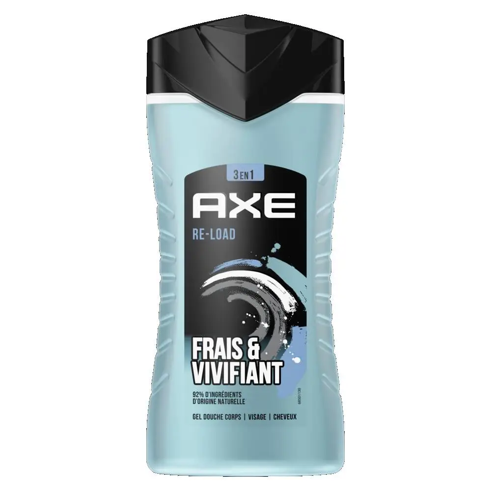 AXE - Axe Gel Douche Homme 3en1 Re-Load Frais et Vivifiant 250ml