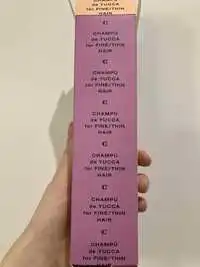CEREMONIA - Champù de yucca for fine/thin hair