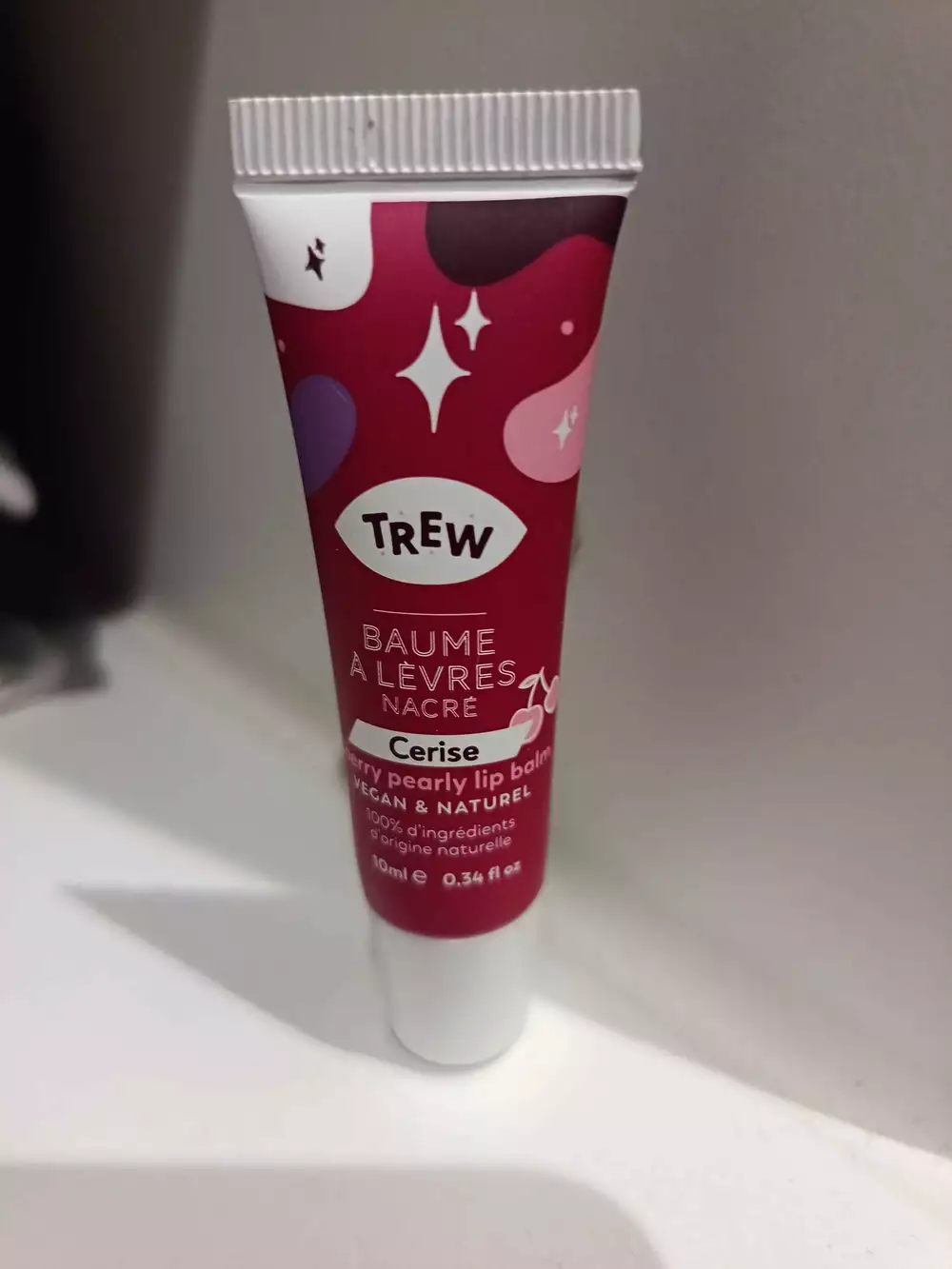 TREW - Baume à lèvres nacré cerise