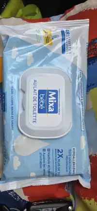 MIXA - Bébé - Lingette au lait de toilette