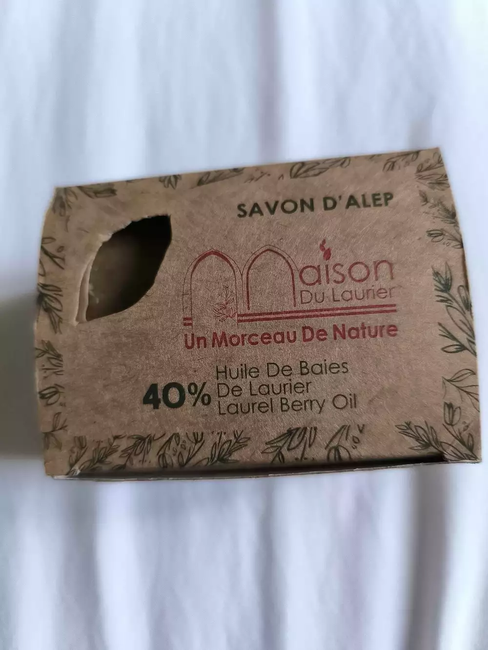 MAISON DU LAURIER - Savon d'Alep un morceau de nature 40