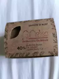 MAISON DU LAURIER - Savon d'Alep un morceau de nature 40