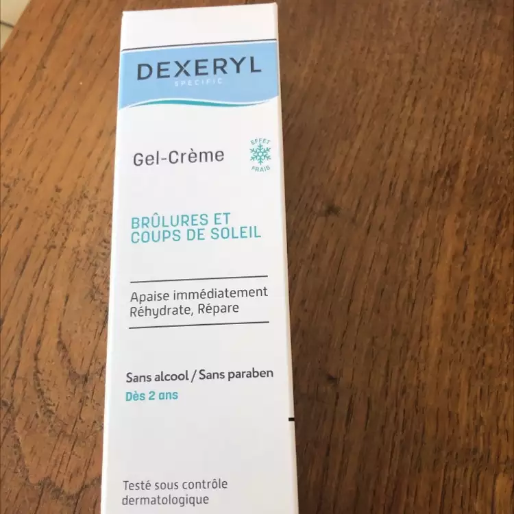 DEXERYL - Gel-crème brûlures et coups de soleil 