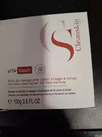 CLEANSKIN - Silk touch - Pain de rasage pré-laser visage & corps
