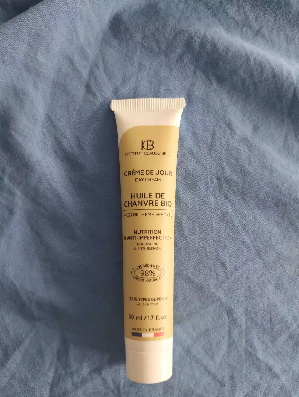 INSTITUT CLAUDE BELL - Crème de jour huile de chanvre bio