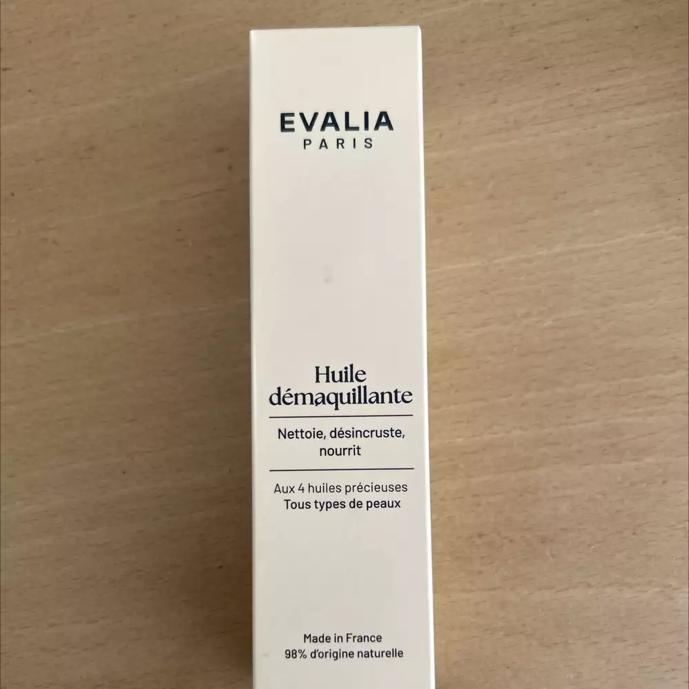 EVALIA - Huile démaquillante aux 4 huiles précieuses