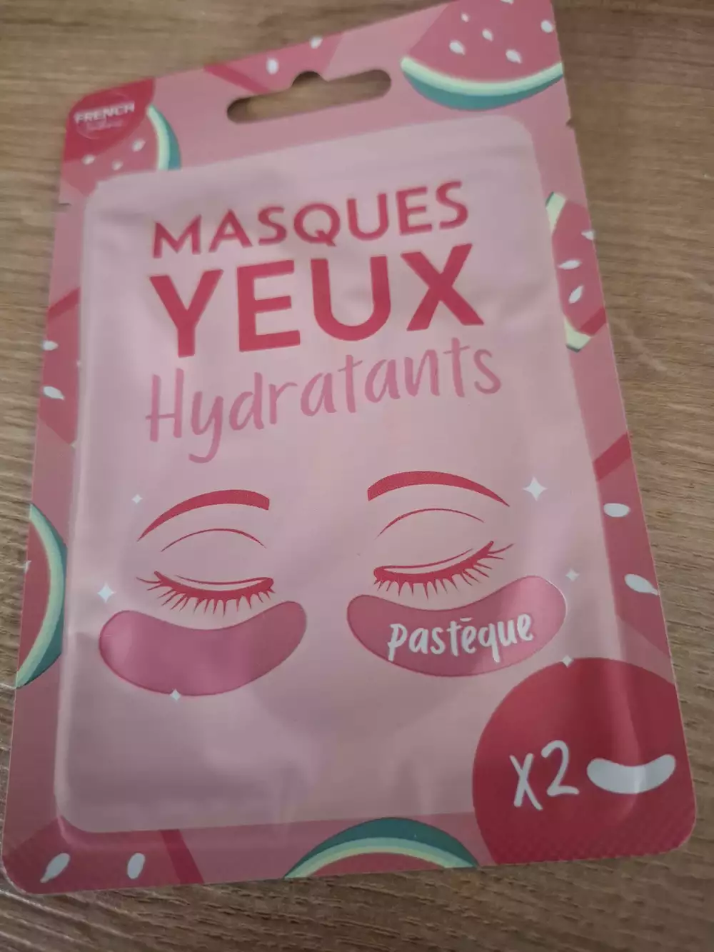 FRENCH TENDANCE - Masque yeux hydratants pastèque