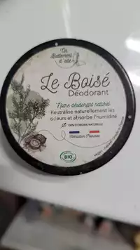 UN BATTEMENT D'AILE - Le Boisé - Déodorant solide