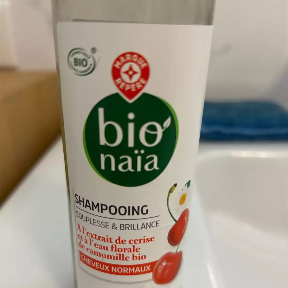 MARQUE REPÈRE - Bio naïa - Shampooing souplesse & brillance