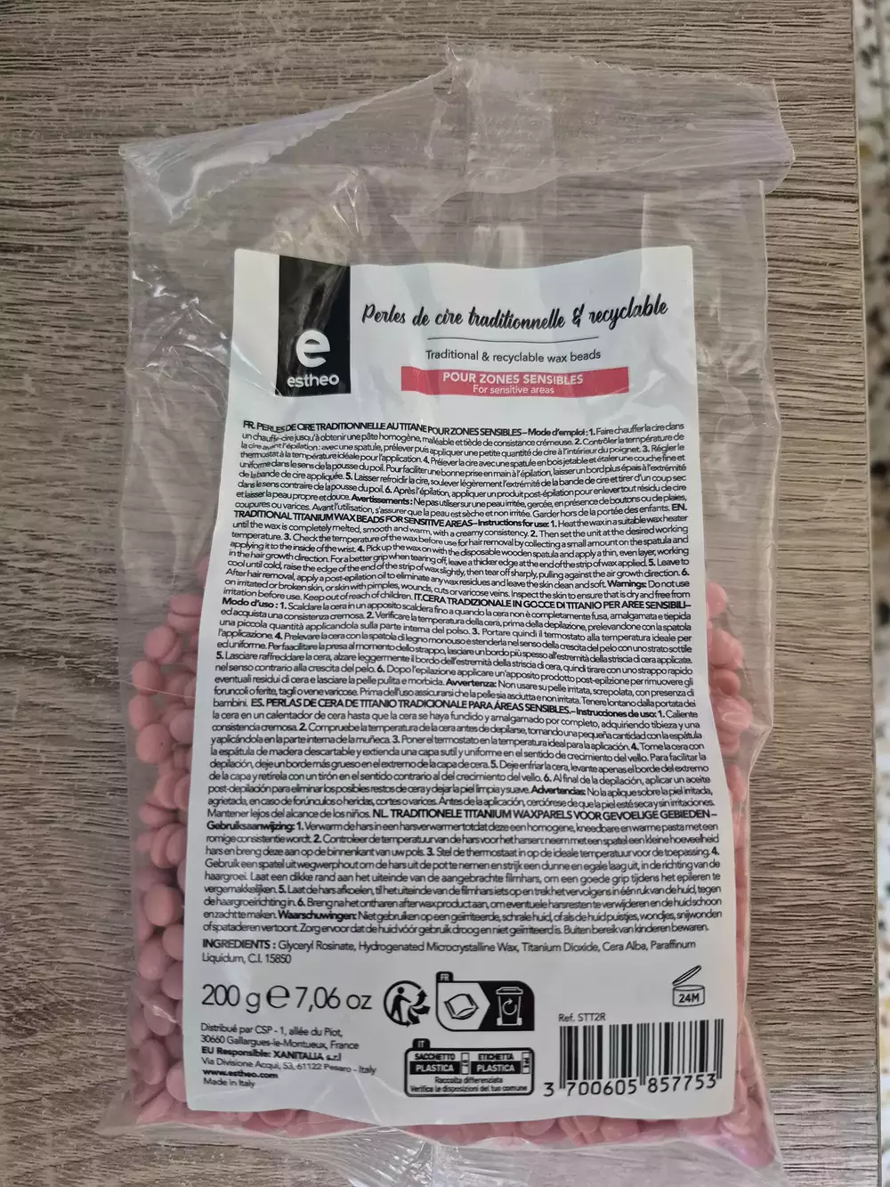 ESTHEO - Perles de cire traditionnelle et recyclable