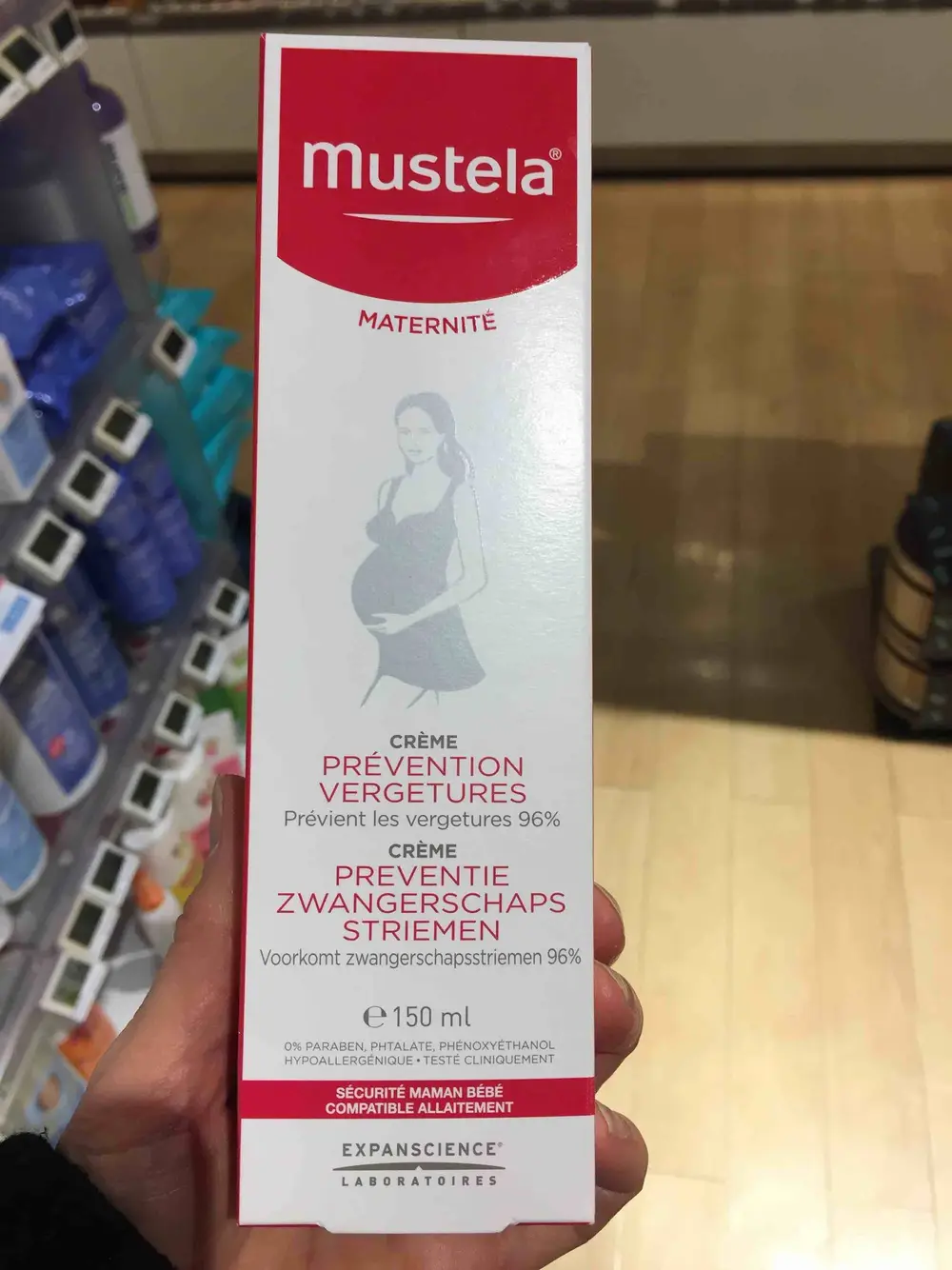 MUSTELA - Maternité - Crème prévention vergetures