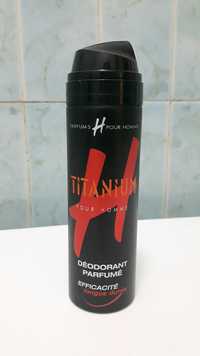 H POUR HOMME - Déodorant parfumé titanium pour homme