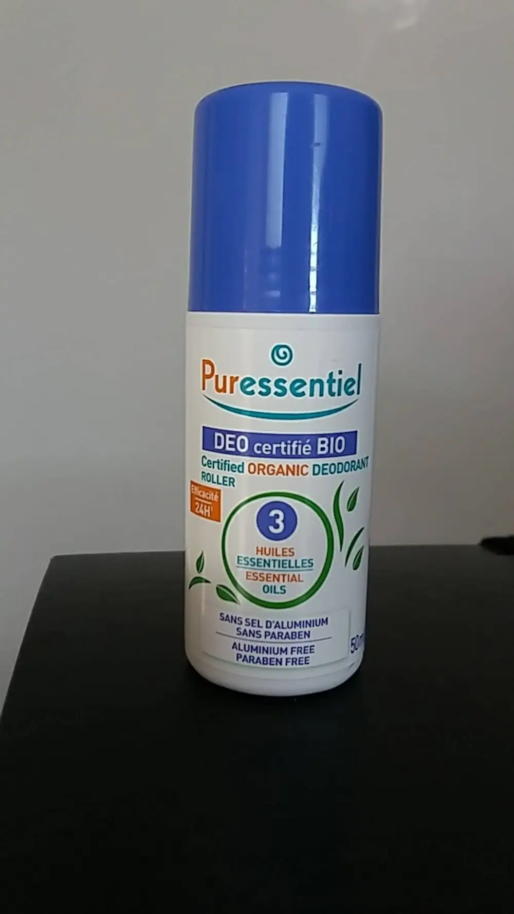 PURESSENTIEL - Déo certifié bio 3 huiles essentielles