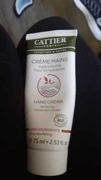 CATTIER PARIS - Crème mains ultra-nourrissante argile blanche bio