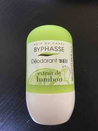 BYPHASSE - Déodorant 24H - Extrait de bambou