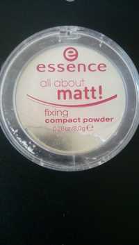 ESSENCE - All about matt ! - Fixing compact powder