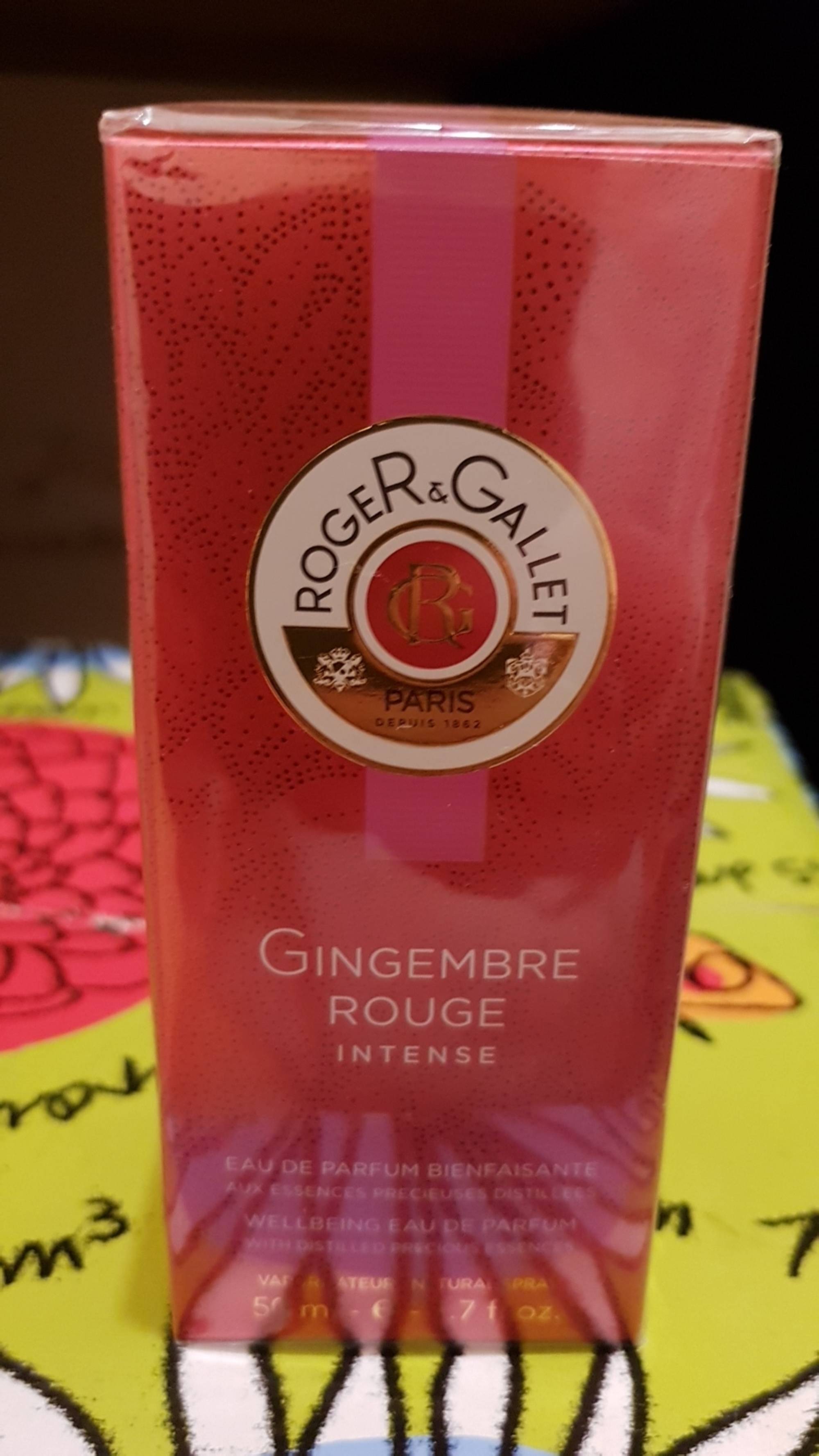 ROGER & GALLET - Gingembre rouge intense - Eau de parfum bienfaisante