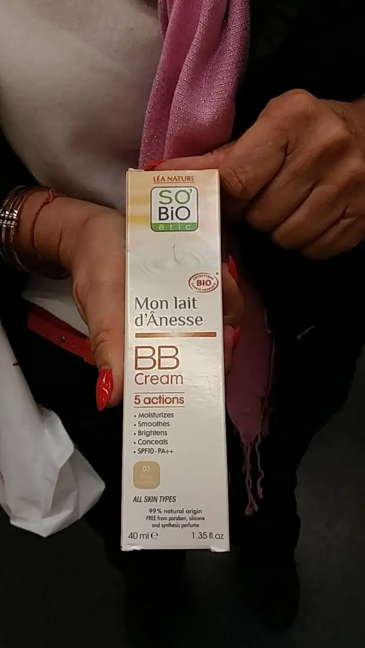 SO'BIO ÉTIC -  BB cream mon lait d’ânesse