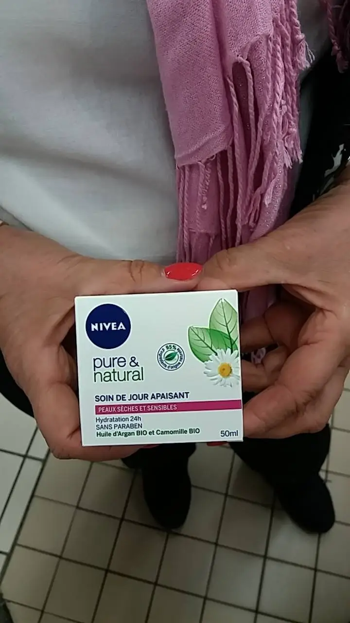 NIVEA - Pure & natural soin de jour apaisant