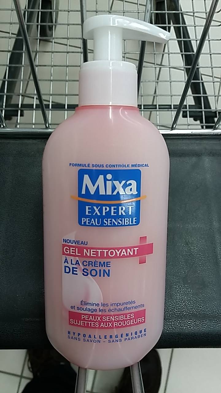 MIXA - Expert peau sensible gel nettoyant à la crème de soin