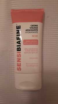 SENSIBIAFINE - Crème visage apaisante hydratante