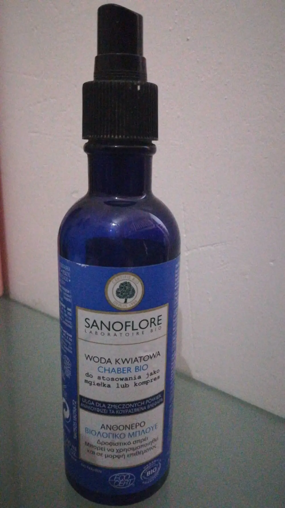 SANOFLORE - Eau florale bleuet bio