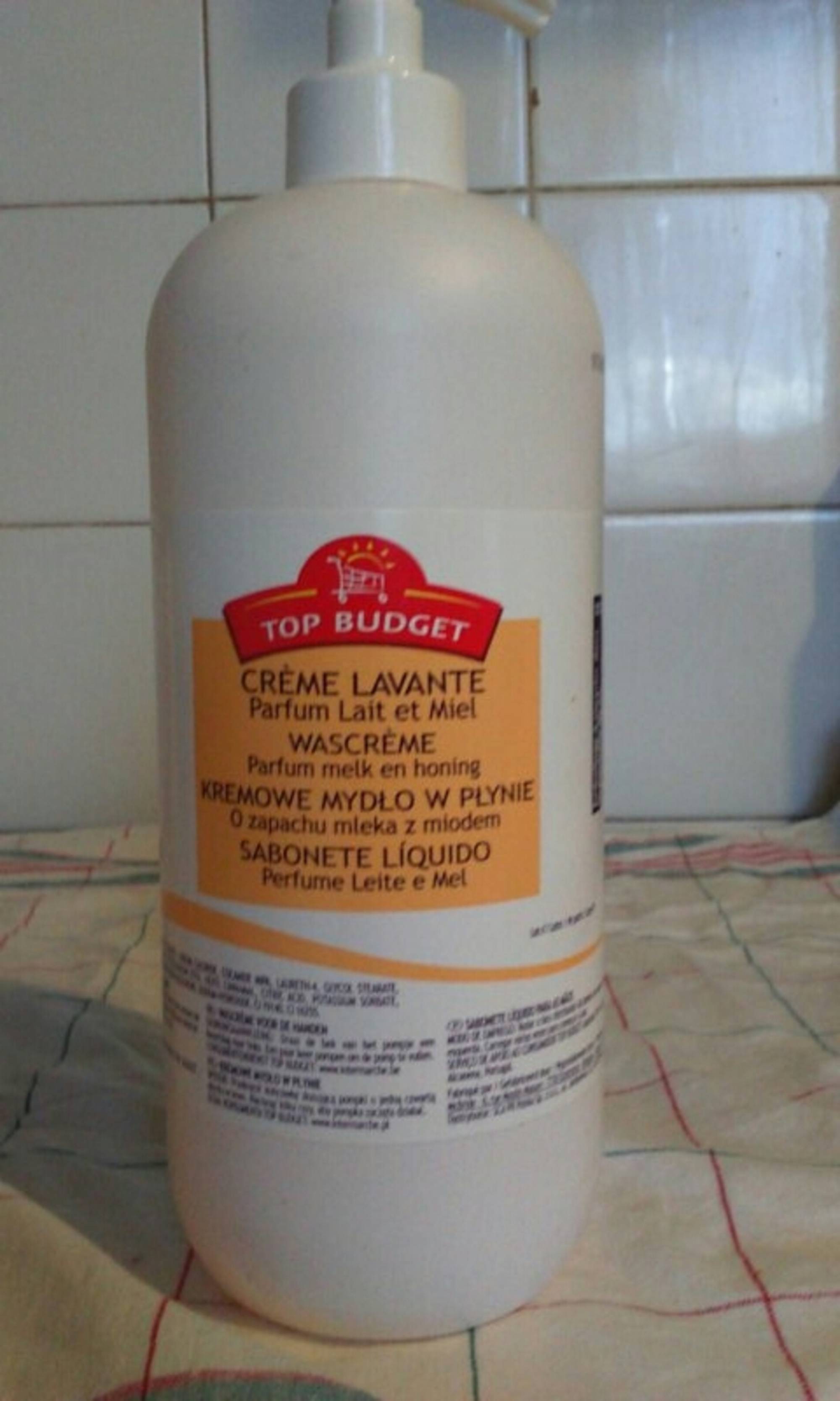 INTERMARCHÉ TOP BUDGET - Crème lavante parfum lait et miel