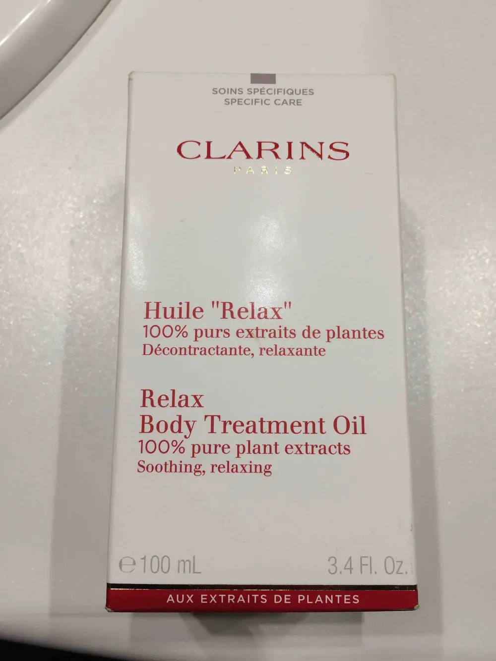 CLARINS PARIS - Huile 