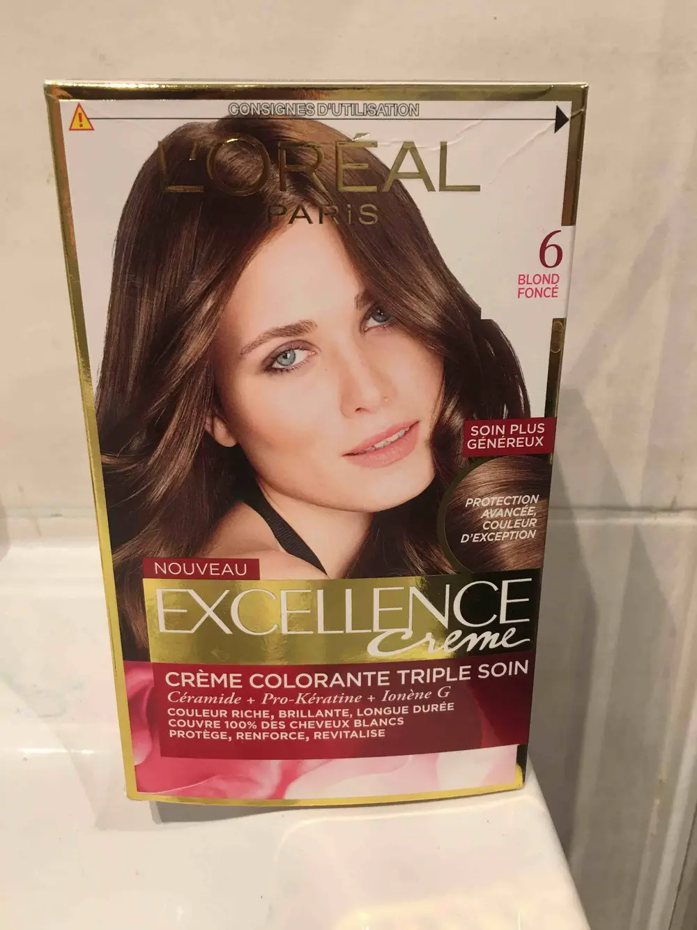 L'ORÉAL - Excellence creme - Crème colorante triple soin - 6 blond foncé