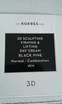 KORRES - Black pine - 3D sculpting day cream