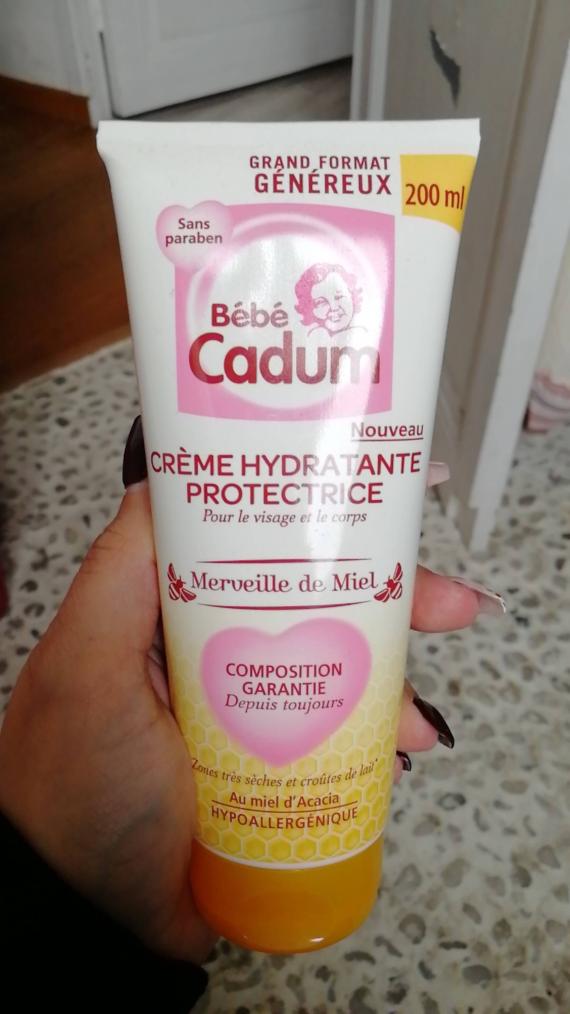 CADUM - Crème hydratante protectrice - Merveille de miel