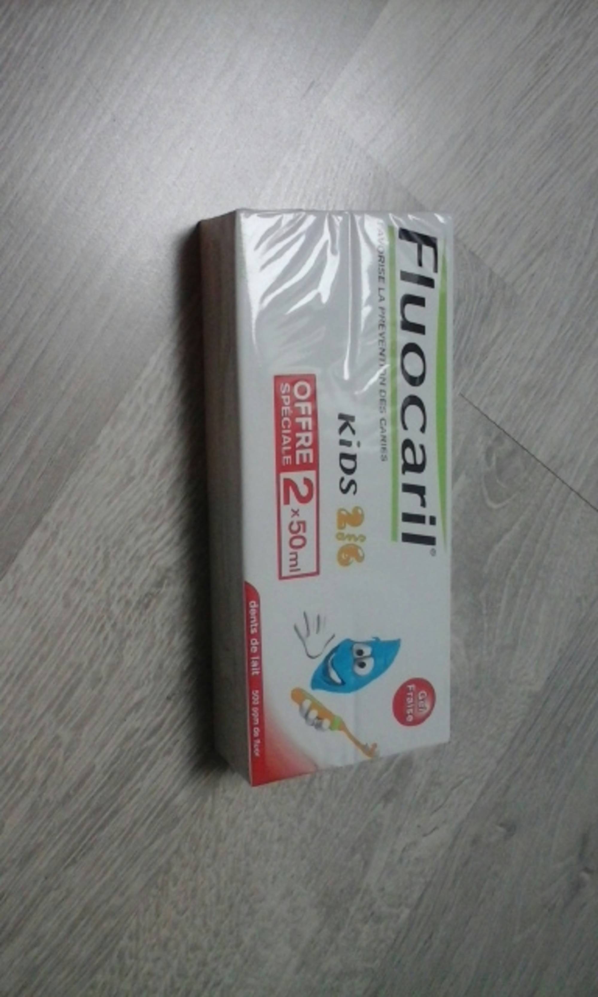 FLUOCARIL - Kids 2 à 6 ans - Dentifrice gel fraise