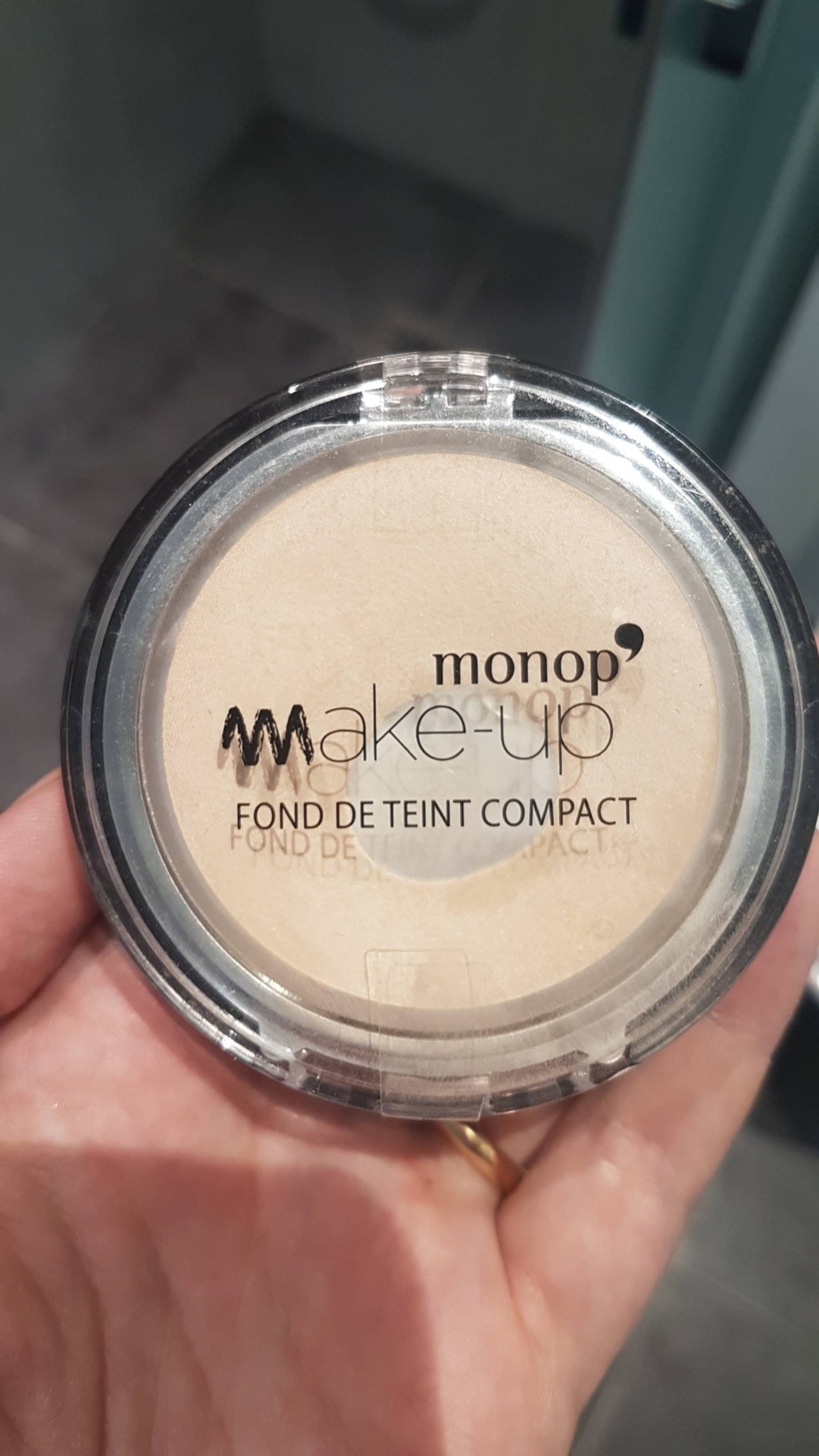 MONOPRIX - Monop' Make-up - Fond de teint compact 02 Beige doré