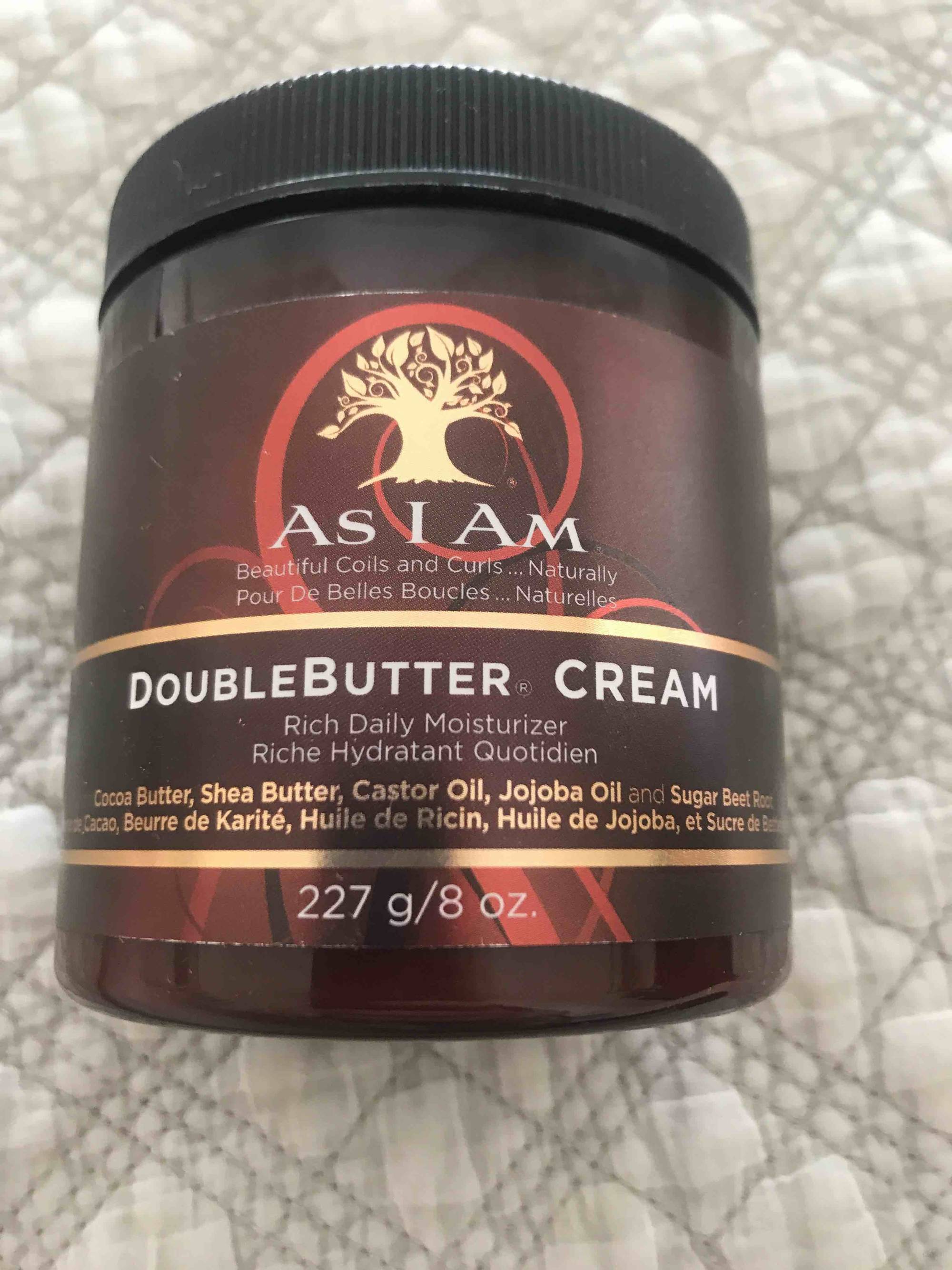 AS I AM - Double Butter Cream - Hydratant quotidien pour cheveux
