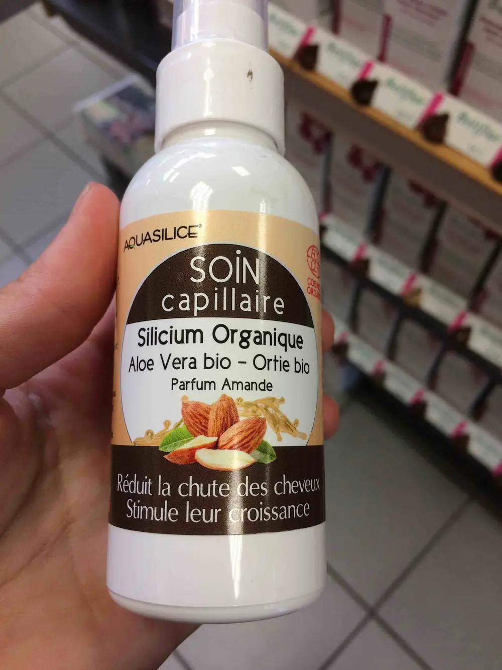 AQUASILICE - Soin capillaire silicium organique parfum amande