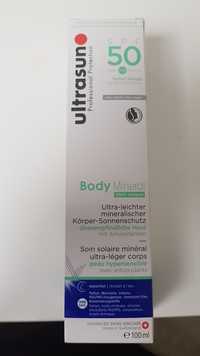 ULTRASUN - Body mineral - Soin solaire ultra-léger corps spf 50