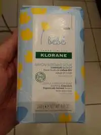 KLORANE - Bébé bain - Savon surgras doux calendula