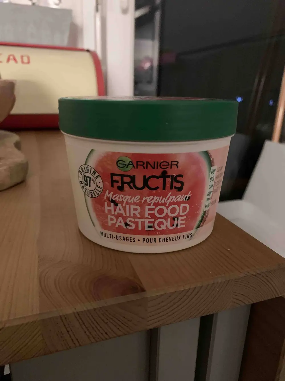 GARNIER - Fructis Hair Food Pastèque - Masque repulpant